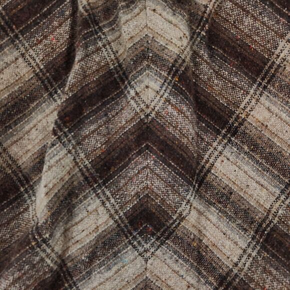 Vintage Skirt 80s Plaid Wool Tweed A-Line Preppy Dark Academia Retro Classic 12 - Picture 4 of 11